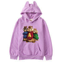 [ในสต็อก] Alvin และ Chipmunks Hoodies สำหรับหนุ่มๆสาวๆ3-14ปีเด็กแขนยาวกีฬาผ้าฝ้ายผสมการ์ตูนฤดูใบไม้ผลิและฤดูใบไม้ร่วงคลุมด้วยผ้าเสื้อกันหนาวเสื้อผ้าเด็ก