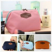 Women Travel Makeup Bag Lady Zipper Closure Cosmetic Pouch Clutch Handbag Casual Female Cometic Bags