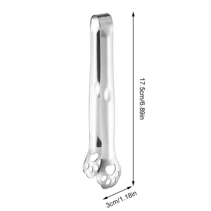 [fuchun] Stainless Steel Kitchen Ice Tongs Food Serving Tong Cube Sugar