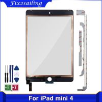 For iPad mini 4 Mini4 A1538 A1550 Touch Screen Digitizer Panel Front Glass Senor Replacement Parts Tools Adhesive Sticker Tape