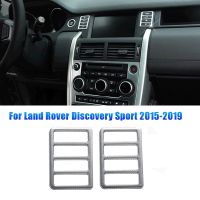 1 Pair Car Consoles Multimedia Button Frame Trim Cover Car Accessories Dashboards Decoration Plastic For Land Rover Discovery Sport 2015-2019