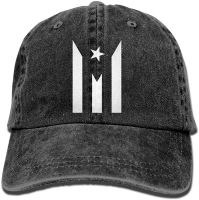 Men Women Puerto Rico Resiste Boricua Flag Se Levanta Denim Fabric Baseball Hat Adjustable Trucker Cap Black …