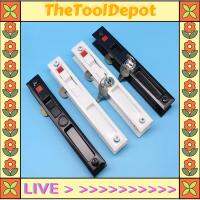 TheToolDepot ล็อกประตูกระจกแบบเลื่อนได้อะลูมินัมอัลลอยล็อคอำพรางลานบ้านครัวห้องนั่งเล่นคู่ในห้องน้ำล็อคตะขออุปกรณ์เหล็กเครื่องตกแต่งบ้าน