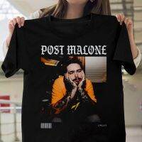 Post Malone ผ้าหนานุ่ม ไม่หดไม่ย้วย เสื้อยืดแขนสั้นสำหรับผู้ชายและผู้หญิง