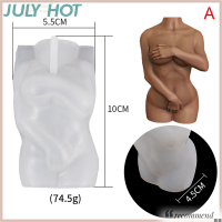 JULYHOT 3D แม่พิมพ์เทียนซิลิโคนสตรีอวบอ้วนสำหรับผิวกายชายหญิงขี้อาย,แม่พิมพ์สบู่อโรม่า1ชิ้น