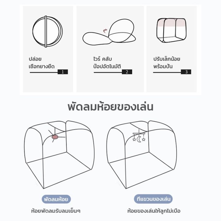 ส่งฟรี-th-home-มุ้งกันยุง-มุ้งสปริง-มุ้งเต็นท์-4ฟุต-5ฟุต-6ฟุต-6-6ฟุต-มุ้งครอบผู้ใหญ่-มุ้งพับเก็บ-มุ้งกาง-มุ้งเต็นท์-มุงกันยุงมุ