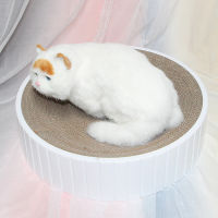 1Pc Relaxing Claws Round Scratcher Cardboard Depression Bed Cat Basin Grinding