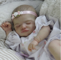 Lovely Painted Bebe Bonecas Reborn Handmade Soft Touch Vinyl Baby Dolls For Chrismas Gifts