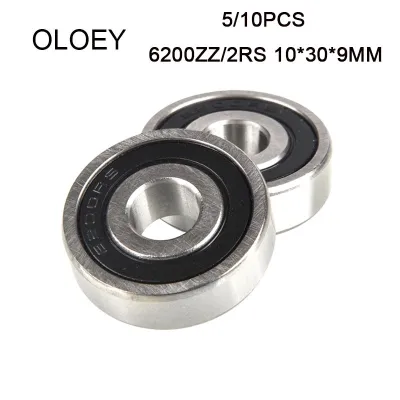 6200ZZ 6200 2RS 5/10pcs Miniature Deep Droove Ball Bearing 10x30x9 mm With Corrosion Resistance And High Quality