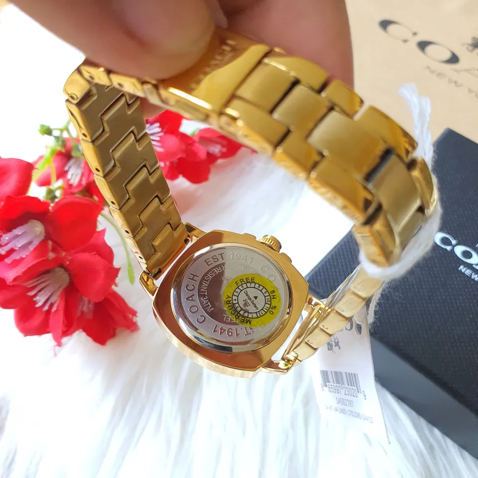 Coach boyfriend watch discount battery