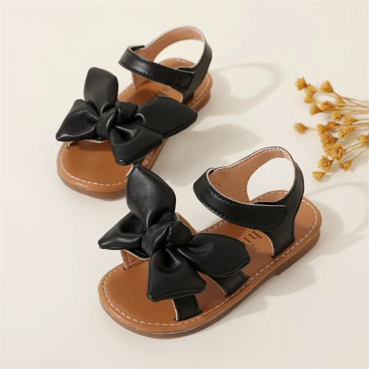 Share 167+ toddler girl black sandals super hot vietkidsiq.edu.vn