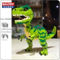 Balody 16089 Jurassic Dinosaur Velociraptor Monster Pet Animal Model Mini Diamond Blocks Bricks Building Toy for Children no Box