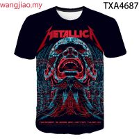 2021 new heavy metal slipknot band 3D digital printing graffiti round neck short sleeve breathable t-shirt mens fashion customization