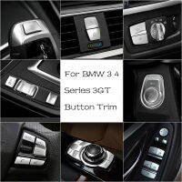 สำหรับ BMW 2 3 4 Series 3GT F30 F20 F36โครเมี่ยมเกียร์เปลี่ยนแผงด้านหน้าไฟหน้าสวิทช์เครื่องยนต์เริ่มหยุด P เปลี่ยนปุ่มปกตัด