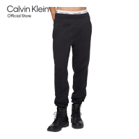 CALVIN KLEIN กางเกงขายาวผู้ชาย ทรง Regular รุ่น 40HM232 BAE - สีดำ