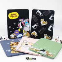 Gizmo เคสไอแพด 10.2,10.9 Air4-Air5 ipad11 2021-2022 ,9.7,10.5,Gen10 แบบฝาพับจีบ แนวตั้ง-แนวนอน ด้านหลังใส มีช่องเก็บปากกา