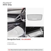 Alcantara For E90 E92 E93 Series 3 Car Central Console Storage Box Panel Interior Trim M Performance Sticker Auto Accessories