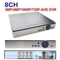 J44 JIENUO AHD DVR 8CH กล้องวงจรปิดตัวบันทึกเอชดี5เมตร1080N 720P วิดีโอรักษาความปลอดภัยไฮบริดที่บันทึกสำหรับ Ipcam อะนาล็อก AHD CVI TVI