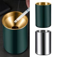 Chloeh Hornbye Shop AshTray Windproof Smokeless Stainless Steel Funnel Design Elegant Table Ashtray For Home Office Life Accessories