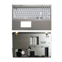 NEW Laptop shell FOR Sony Vaio SVT15 Palmrest Silver upper/Bottom case cover