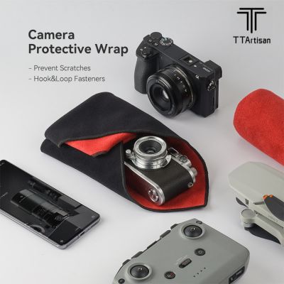 พลาสติกกันกระแทกกล้องถ่ายรูปพับได้แบบ Tartisan ผ้าเช็ดกล้องฝาครอบป้องกันอเนกประสงค์สำหรับ Canon Nikon Sony DSLR แฟลช