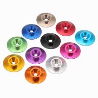 6pcs  M3 Anodized Aluminum Conical Washers Countersunk Flat Head Screw Bolt Nails  Screws Fasteners