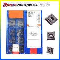 10ชิ้น CNMG120404 HA PC9030คาร์ไบด์ใบมีด CNMG 120408ที่มีคุณภาพสูงภายนอกเครื่องมือเปิดสแตนเลสเครื่องมือ