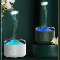 ☫◈☸ 1.3L jellyfish mist blowing aromatherapy machine smoke ring large capacity humidifier desktop bedside colorful atmosphere night
