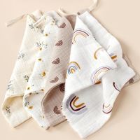 【DT】hot！ New Baby Cotton Infant Hand Face Wipes Washcloth Facecloth Handkerchief Muslin Feeding Bib Items