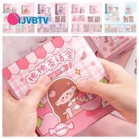 IJVBTV หนังสือยุ่งสำหรับเด็กผู้หญิง หนังสือเงียบสงบสำหรับเด็กแบบทำมือ แพ็คเกจวัสดุ กระดาษสำหรับตกแต่ง หนังสือสติกเกอร์เด็กผู้หญิง เงางาม ของเล่น DIY การ์ตูน สาวๆ