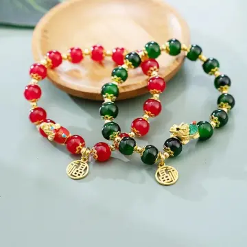 Amazon.com: Natural Stone Cinnabar Bracelet for Women Men Chinese Zodiac  Animal Bracelet 6/8mm Round Beads Bracelet Crystal Quartz Bracelet Chakra  Beads Talisman for Wealth-Building,Dog,8mm ( Color : Rat , Size : Everything