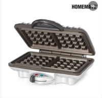 Homemate เครื่องอบ เบเยี่ยนวาฟเฟิล รุ่น HOM-TSK2103W เครื่องทำวาฟเฟิล เตาวาฟเฟิลสี่เหลี่ยม พิมพ์ขนมวาฟเฟิล พิมพ์ขนมรังผึ้ง วีระสุ โฮมเมด รังผึ้