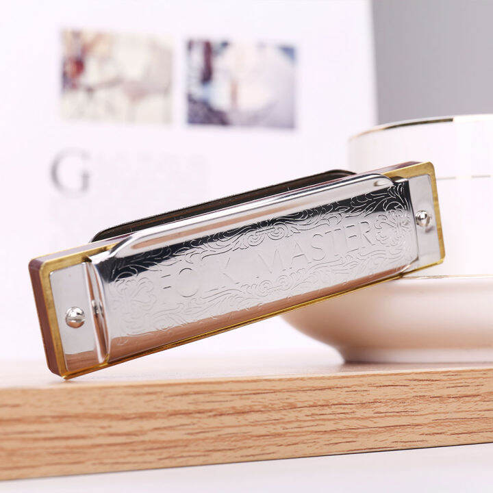 Suzuki Harmonica Folk Master 1072 Standard Beginner 10 Hole 20 Tone