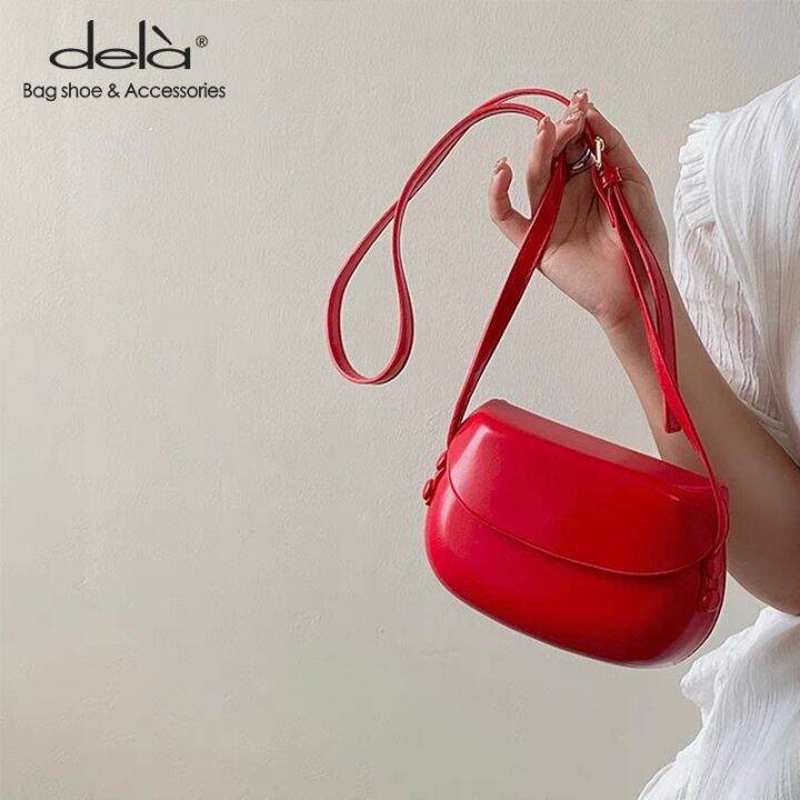 dela-กระเป๋าสะพายไหล่สําหรับสตรีหนัง-pu-ขนาดเล็ก-crossbody