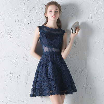 Banquet Evening Dress 2022 New Short Korean Princess Student Dress Birthday Party Dress Dress Women