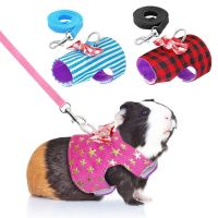 New Rabbit Harness Vest Leash Set for Small Pet Hamster Ferret Guinea Pig Bunny Puppy Mesh Chest Strap Pet Supplies Hot Sell Leashes
