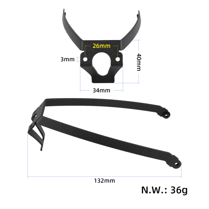 rear-fender-support-for-xiaomi-mi-3-electric-scooter-rear-wheel-mudguard-bracket-with-screws-scooter-parts