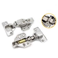 Stainless Steel Hydraulic Hinge  Damper Buffer Cabinet Hinges Size Soft Close Furniture Hinges  Cup 35mm Hardware Accessories