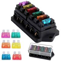 Cover Fuse Box  LED Indicator Light Blade for Auto Car Boat Marine Trike Multi Speed Fuse Holder Multi Position Fuse Box Fuses Accessories