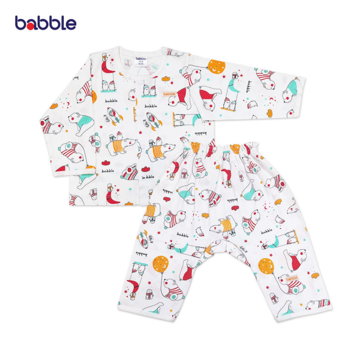 babble-ชุดนอนเด็ก-ชุดเซตเด็ก-อายุ-6-เดือน-ถึง-7-ปี-คอลเลคชั่น-polar-bear-bsl