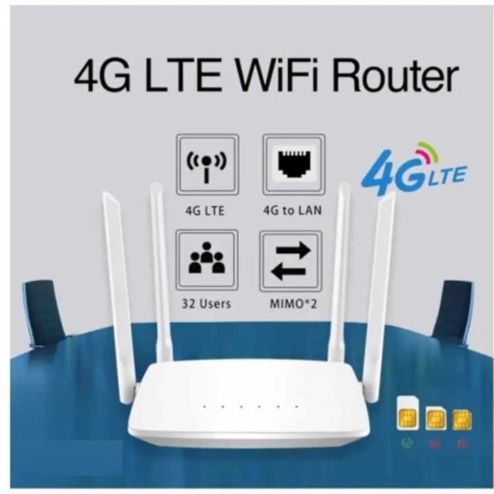 Wifi Wireless Router Sim Card 4g Lte Smartcom Xm286 300mbps Lazada Indonesia 5739