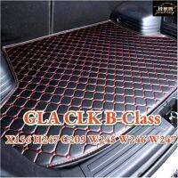 ((Ready Stock) Suitable For Benz GLA CLK B-Class Rear Trunk X245 X246 X247 C209 BOOT CAR PU LEATHER BOOT TRAY CARGO MAT TRUNK CAR KAR BONET