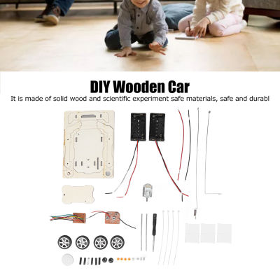DIY Wireless Remote Control Car Wooden RC Car Model Kit for Boys and Girls Teens and Adults