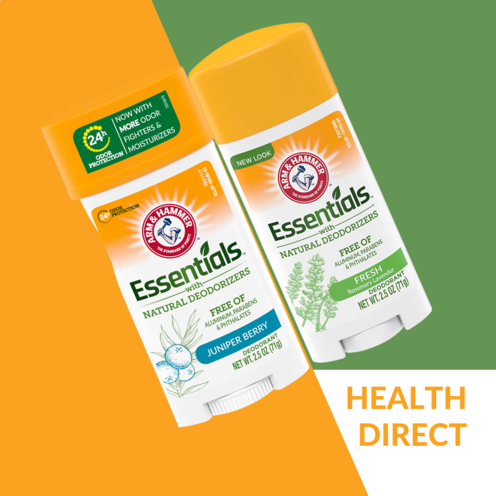 ARM & HAMMER ESSENTIALS with Natural Deodorant Rosemary lavender