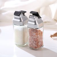 2pcs Seasoning Bottle Salt And Pepper Shakers Set with Sealed Lid for Black Pepper Kosher Storage Bottles Jars