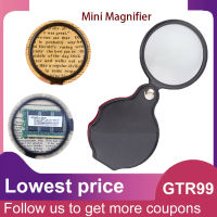 COD Mini Magnifier 8x Foldable Pocket Magnifier Portable 50mm Jewelry Reading Magnifying Glass Loupe Color Random