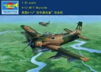 ทรัมเป็ต1/32 02254 A-1J AD-7 Skyraider ชุดอาคารชุดประกอบโมเดล