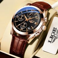 ZZOOI LIGE Original Watch Men Fashion Sport Quartz Clock Mens Watches Brand Leather Military Waterproof Date Watch Relogio Masculino