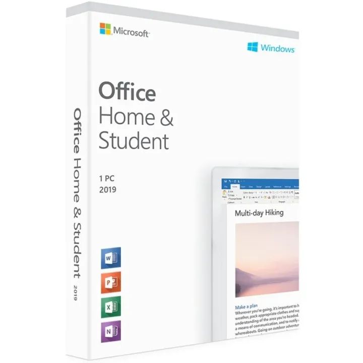 Microsoft Office 2019 Home and Student for PC Lifetime availability