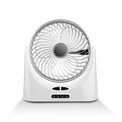 Gloden tree Air Circulation Fan 1800mAh Rechargeable 120° Adjustable Silent Fan with Light